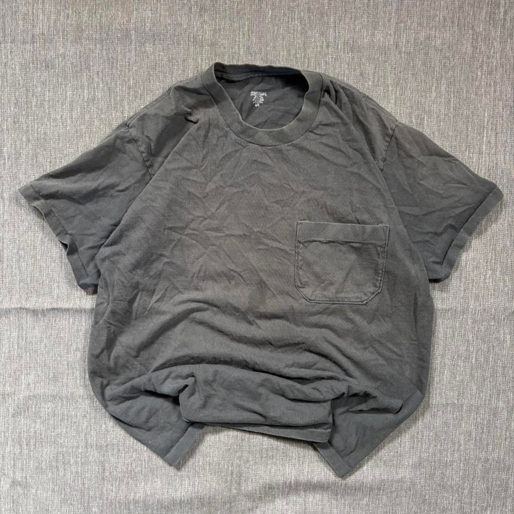 Vintage Grey Faded Tee - L
